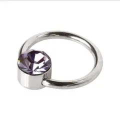 18G キャプティブビーズリング ミニジュエルリング