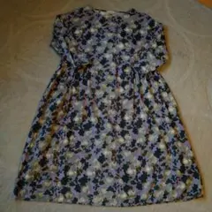 Samansa Mos2 花柄 ワンピース