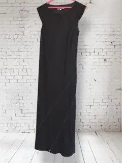 ローラアシュレイのロングワンピース✴︎紺色