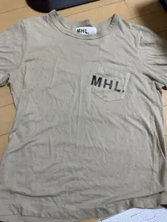 マーガレットハウエル⭐︎MHL 新品✨ 丸襟シャツ ブラウス　半袖　グレー　M マーガレットハウエル⭐︎MHL 新品✨ 丸襟シャツ ブラウス 半袖