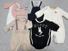 ベビー服 まとめ売り　ロンパース カバーオール 5点セット　miffy 男女のサムネイル