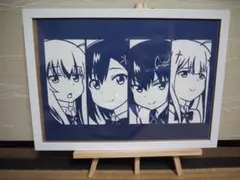 ガヴリールドロップアウト　切り絵　A4サイズ