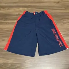 NIKE ナイキ キッズ ジュニア ハーフパンツ M 150 紺 赤
