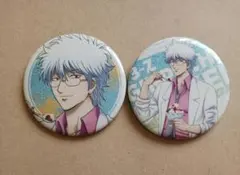 銀魂 3年Z組銀八先生 缶バッジ グリッター仕様/坂田銀時