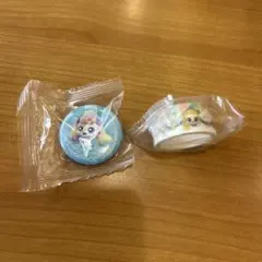くら寿司 ティニピン コラボ びっくらポン マスキングテープ、缶バッジ