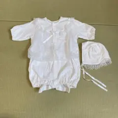 ⭐︎美品⭐︎ベビードレス ボンネット付き 2点セット