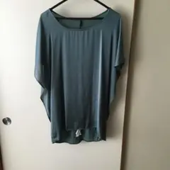 ベネトン　グリーンワンピース