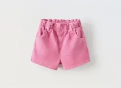 新品未使用 ZARA THE PAPERBAG PANTS ショートパンツ 2y