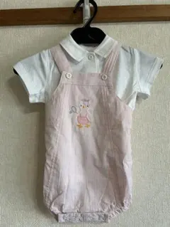 ★新品未使用familiar★ロンパースセット 80