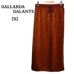 GALLARDA GALANTE テラコッタ　タイトスカート ベロア　スリット