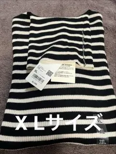 ユニクロ　エクストラファインメリノリブタートルネックセーター　X Lサイズ