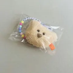 ◆新品未使用•タグ付◆mojojojoビーズチェーン付きフェイスマスコット♡くま