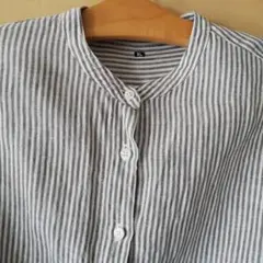 無印良品リネンブラウス