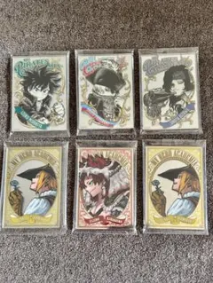 ヒロアカ　パブミラー風アクリルステッカー 6枚セット