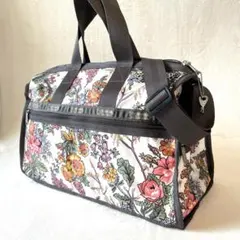 LeSportsac レスポ ボストンバッグ ミディアム ボタニカル柄 超美品