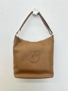 シャルル ジョルダン レザー ショルダーバッグ ブラウン