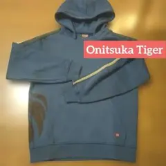【訳あり】Onitsuka Tiger パーカー M ライン入り ヴィンテージ