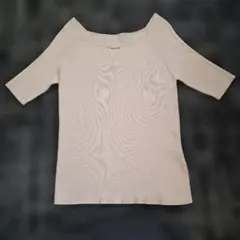 ROPE PICNIC ベージュ 5袖ニット L美品