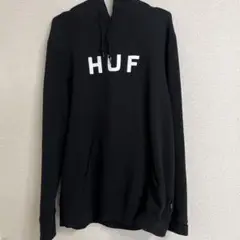 HUFハフ ブラック パーカー M