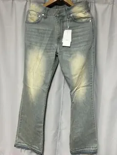 Lulu's フレアデニム ライトブルー