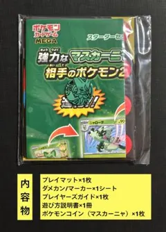 【スターターセットex】プレイマット　ポケモンコイン他一式①