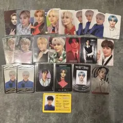 K-POPグループNCTのメンバー、ジョンウのトレーディングカード23枚セット
