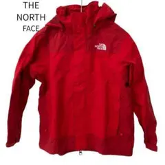 NORTH FACE　ナイロンジャケット　アウトドア　フード付き　レッド　120