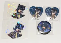 悪魔執事と黒い猫 あくねこ ナンジャタウン バスティン 缶バッジ カード くじ