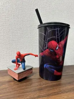スパイダーマン ブランドニューデイ フィギュア付きドリンクカップ　未使用