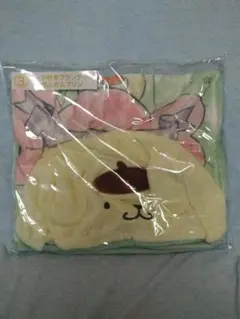 サンリオ当たりくじ　ポムポムプリン　フード付きブランケット　キャラクター大賞