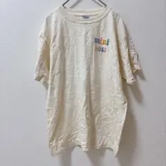 美品✨GILDAN 【L】ヘビーコットン Tシャツ アイボリー　春服　夏服