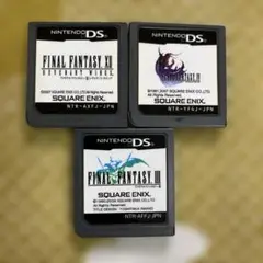 動作確認　FINAL FANTASY 3、4、12 DSソフト3本セット