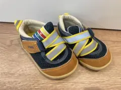 IFME ネイビー/イエロー スニーカー 13.5cm