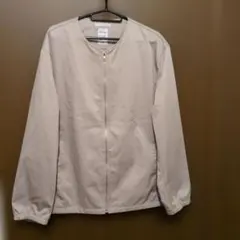 ノーカラージャケット【ベージュL】のサムネイル