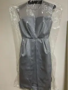 LAGUNAMOON シアーギャップレングスドレス　パーティドレス　結婚式