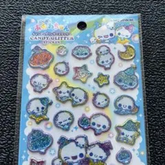 カミオジャパン　ぷくぷく　あわわちゃん　キャンディグリッターステッカー　シール