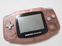ゲームボーイアドバンス クリアピンク 本体　蓋なし