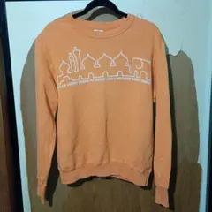 わ*か様 ハリウッドランチマーケット　オレンジ 　長リブ　アメカジ　日本製　イン