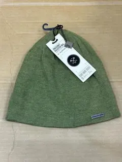 新品 spacecraft ニット帽 オリーブグリーン