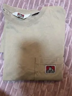 ネ*コ様 BEN DAVIS ベージュ Tシャツ ポケット付き