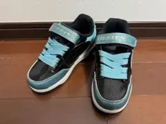 HEELYS ローラーシューズ ブラック/ライトブルー