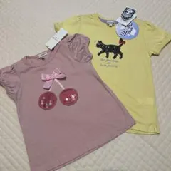 A2005 新品タグ付き エニファム シューラルー 女の子 Tシャツ 110cm