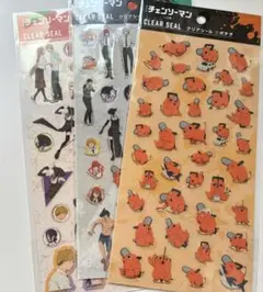 新品 劇場版「チェンソーマン レゼ篇」 クリアシール ポチタ ソロ ペア