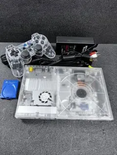 PS2 プレイステーション2 本体セット クリスタルホワイト 【周辺機器新品】