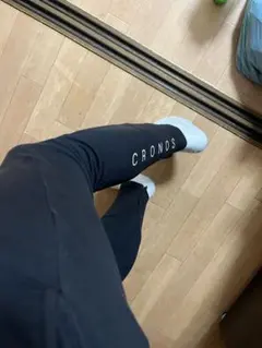 CRONOS スウェットパンツ ジョガーパンツ ブラック s