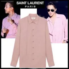 超激レア　SAINT LAURENT ピンク g-dragon着用シャツ 37のサムネイル