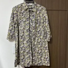 ensuite 花柄 五分袖チュニック