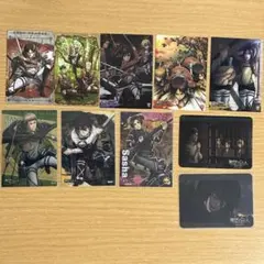 進撃の巨人 クリアカード メタルカード