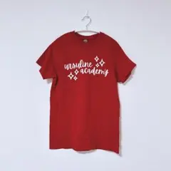 ギルダン 半袖 Tシャツ クルーネック ロゴ M 赤 綿 カジュアル 女子旅のサムネイル