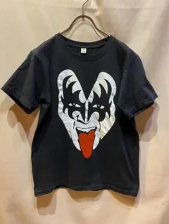 KISS ジーンシモンズ　Tシャツ　キッス　バンド　黒　M